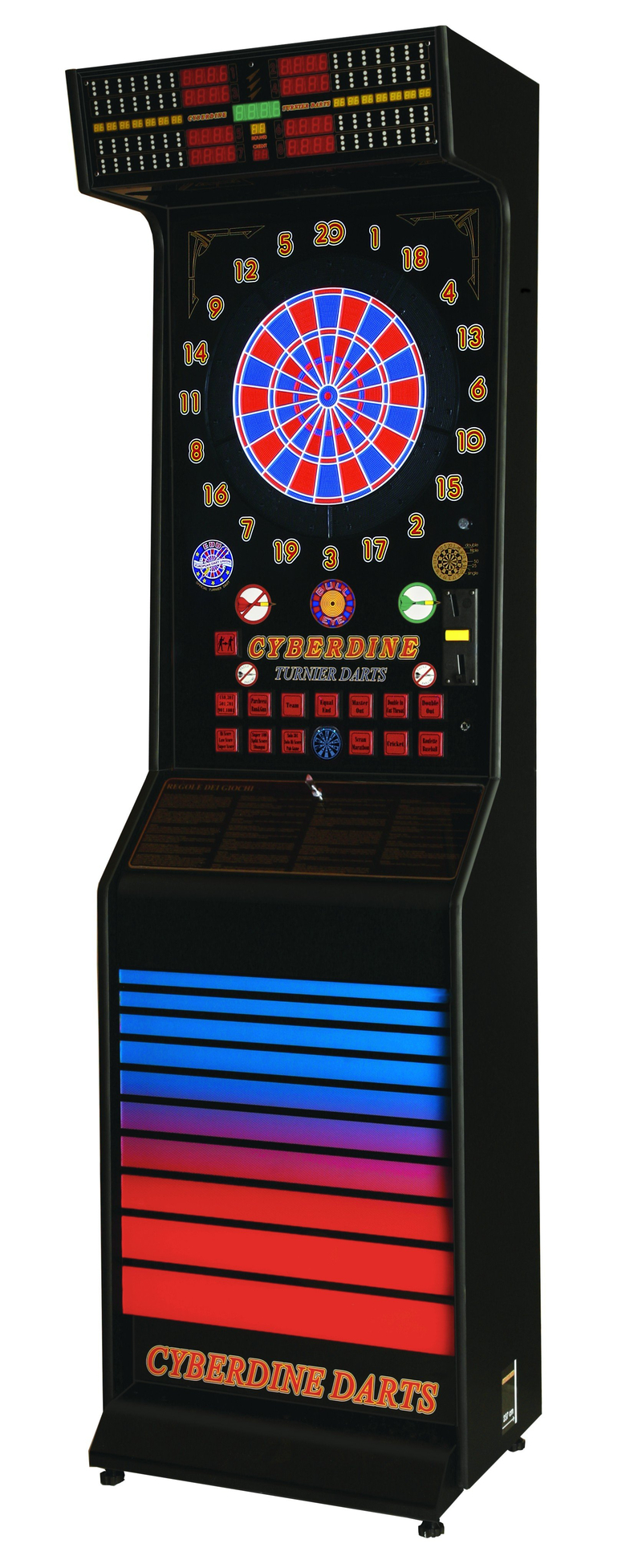 Carromco electronic dartboard dart board machine - Kickerkult